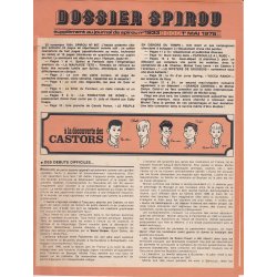 Dossier Spirou (1933) - A la découverte des Castors