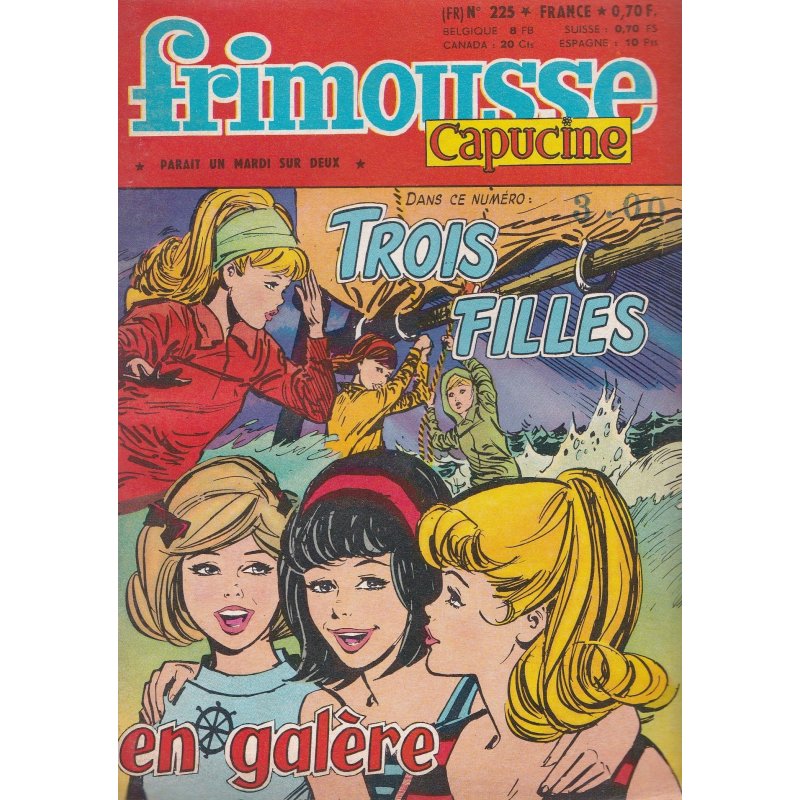 Frimousse (225) - Trois fille en galère