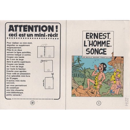 Mini-récits (13) - Ernest l'homme singe
