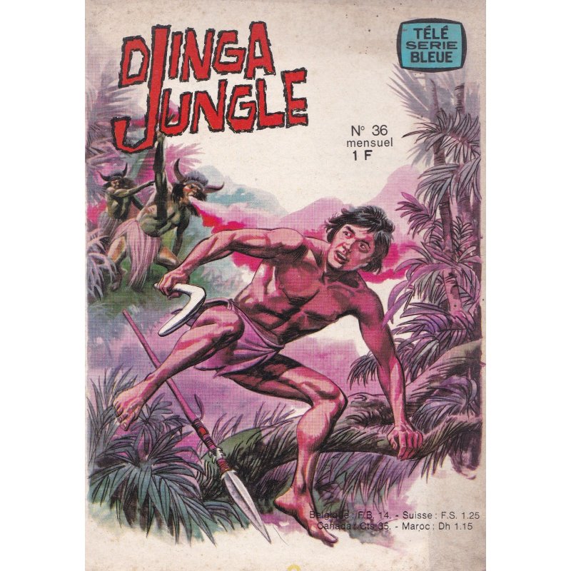 Télé série bleue (36) - Djinga Jungle - Les dieux de feu