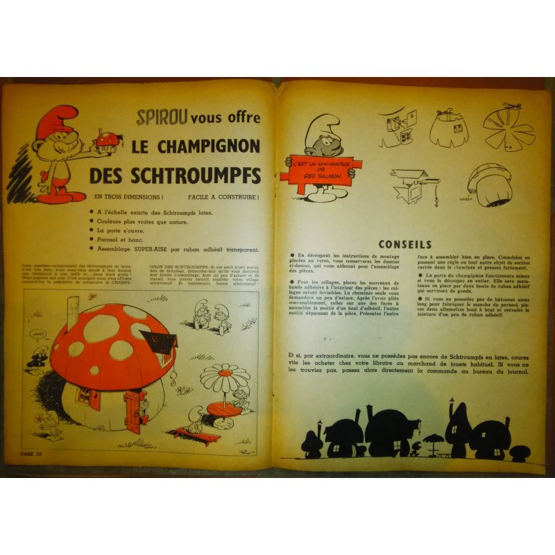 Supplément (1225) - Schtroumpfs- La maison champignon