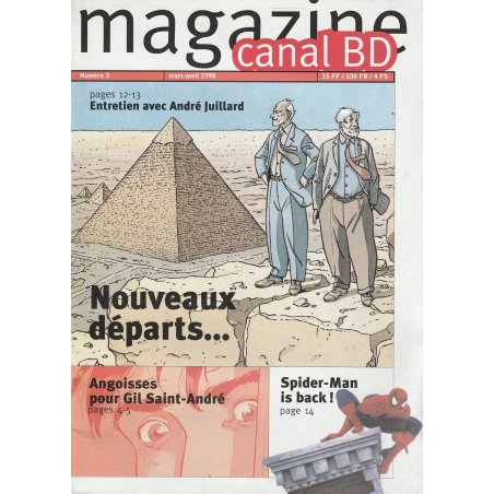 Canal bd magazine (3) - Nouveaux départs