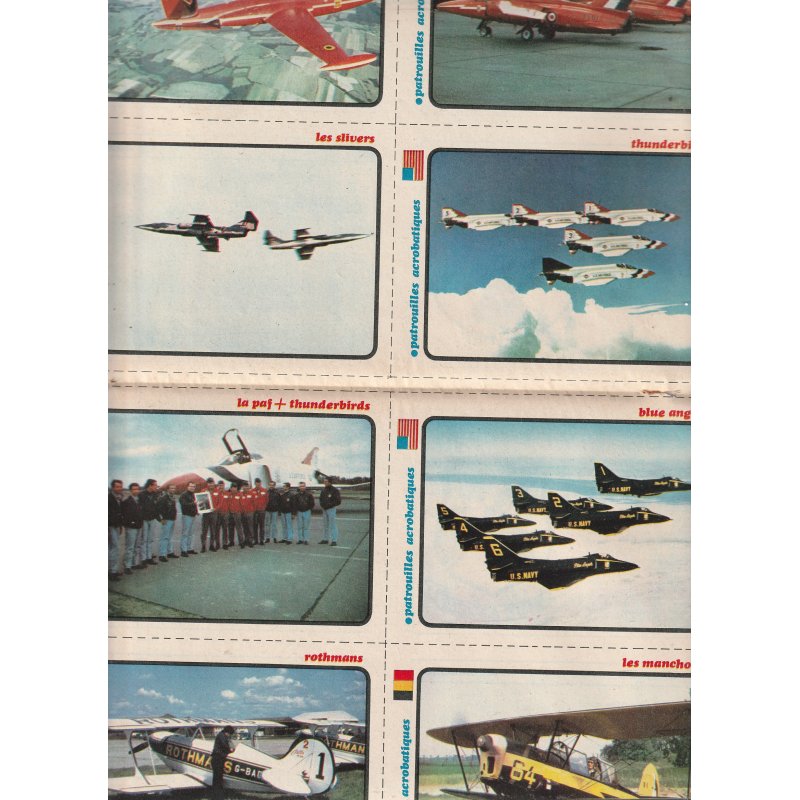 Fiches documentation Spirou (2010) - Les avions du monde entier - Patrouilles acrobatiques