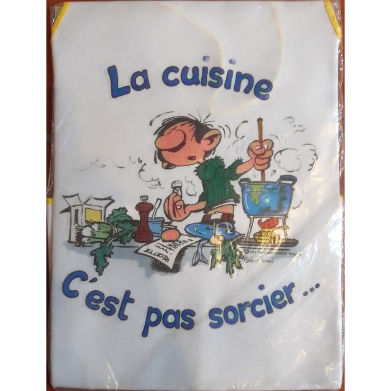 Gaston Lagaffe (hs) - Tablier - La cuisine, c'est pas sorcier...