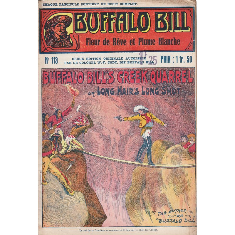 Buffalo Bill (113) - Fleur de rêve et plume blanche