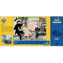 En voiture Tintin (22) - L'affaire Tournesol - La Citröen 15/6 traction avant noire