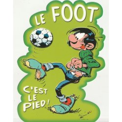 Gaston Lagaffe - Le foot c'est le pied