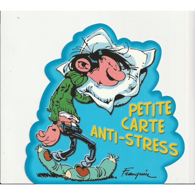 Gaston Lagaffe - Carte anti-stress