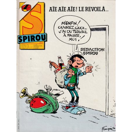 Spirou Magazine (2535) - Gaston - Aïe le revoilà