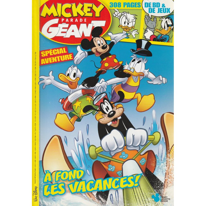 Mickey géant (353) - A fond les vacances