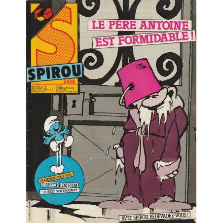 Spirou magazine (2434) + Affiche Schtroumpf