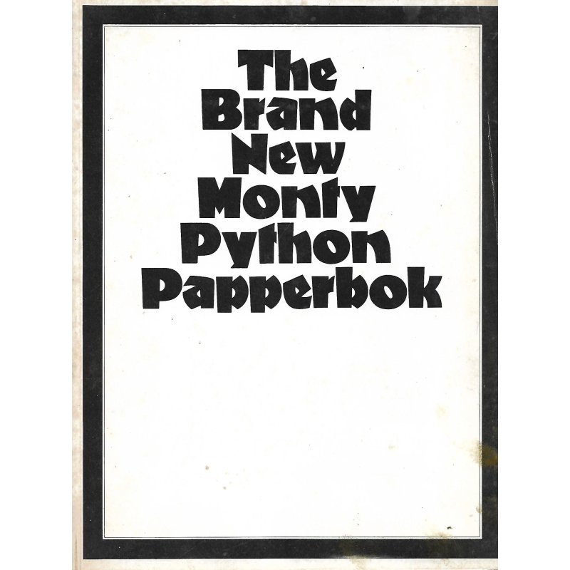 The brand new Monty Python papperbok
