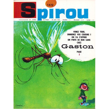 Spirou Magazine (1472) - Gaston - Moustique