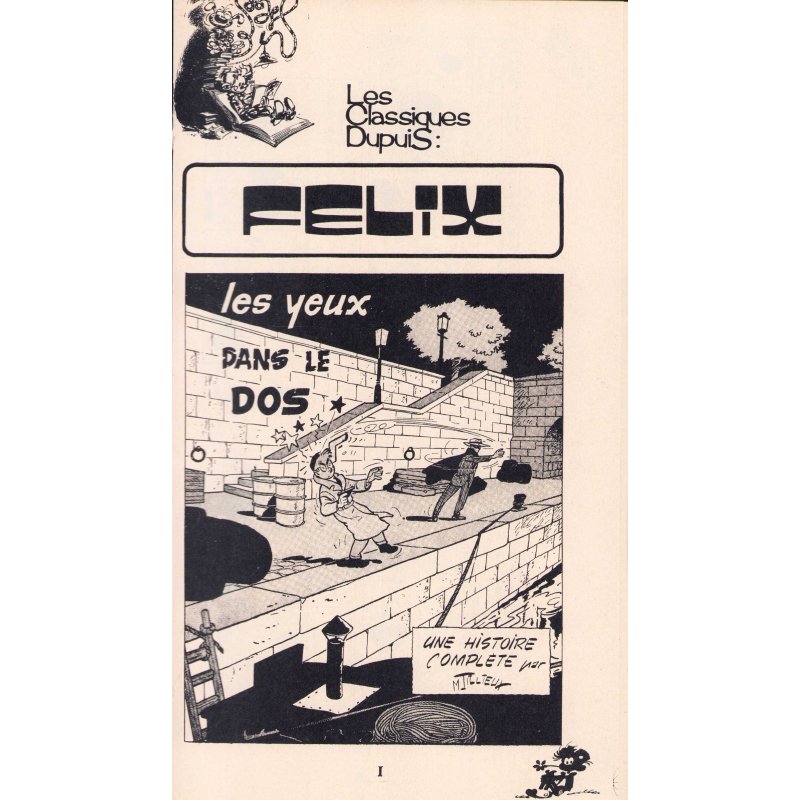 Les classiques Dupuis (1954) - Félix - Les yeux dans le dos