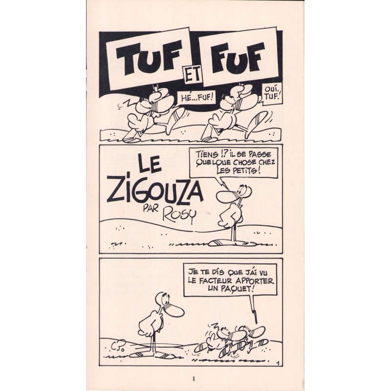 Les classiques Dupuis (1909) - Tuf et Fuf - Le zigouza