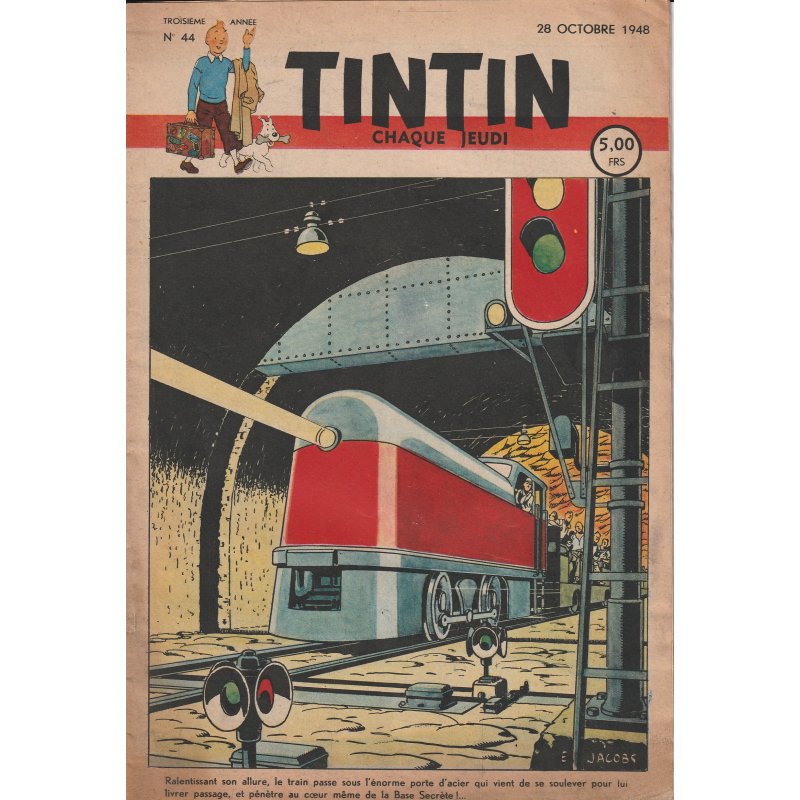 Tintin magazine (44 - 3e année) - 28 octobre 1948