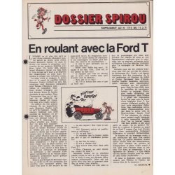 Dossier Spirou (1713) - En roulant avec la Ford T