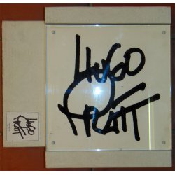 Hugo Pratt - Signature sur plaque transparente