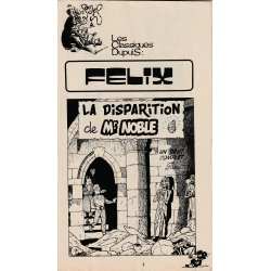 Les classiques Dupuis (1888) - Félix - La disparition de Mr Noble