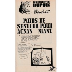 Découvertes Dupuis (1959) - Agnan Niant - Un double pour un vendu