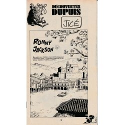 Découvertes Dupuis (1991) - Ronny Jackson