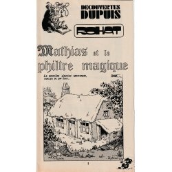 Découvertes Dupuis (1932) - Mathias et le philtre magique