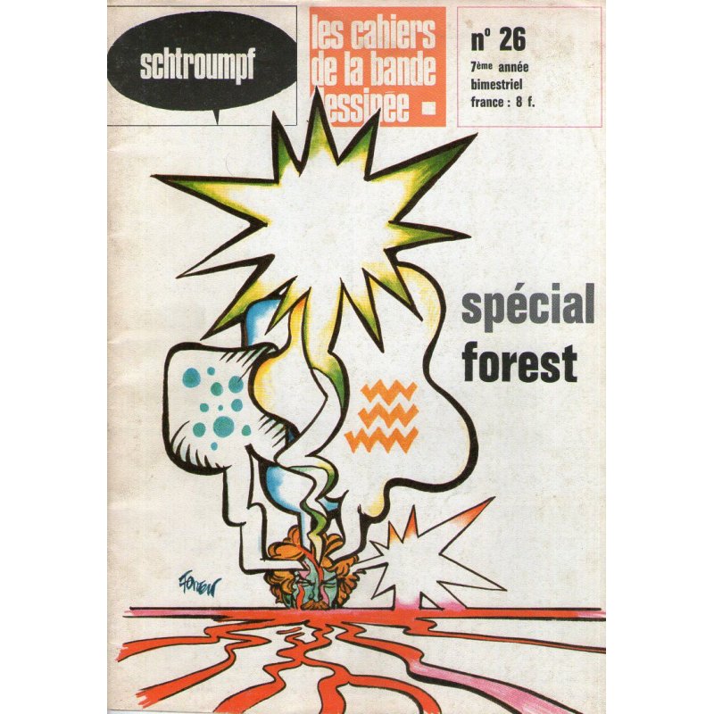 1-cahiers-de-la-bande-dessinee-27-schtroumpfs-magazine-26-special-forest