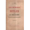 Les mémoires de Hitler et le programme national socialiste